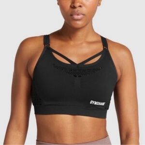 GYMSHARK Energy seamless bra black